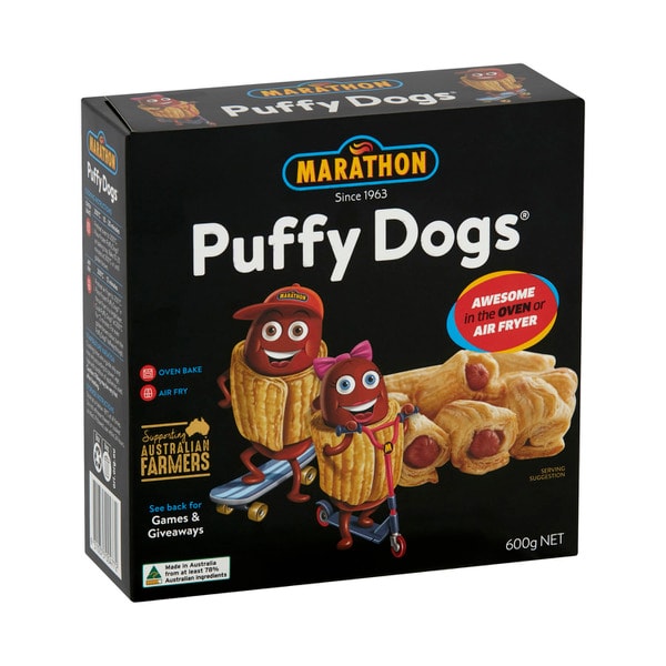 Marathon Frozen Hot Dogs Puffy Cocktail 20 pack | 600g