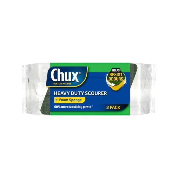 Chux Heavy Duty Scourer Sponge | 3 pack