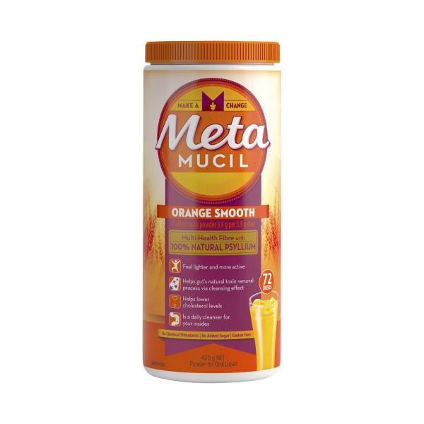 Metamucil 72 Doses Fibre Sup Smooth Orange | 425g
