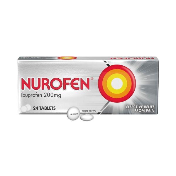 Nurofen Ibuprofen 200mg Tablets Pain Relief | 24 pack