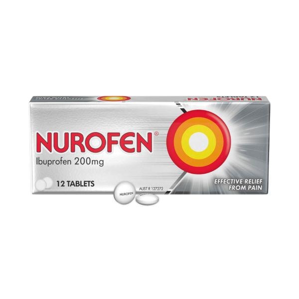 Nurofen Pain And Inflammation Relief Tablets 200mg Ibuprofen | 12 pack