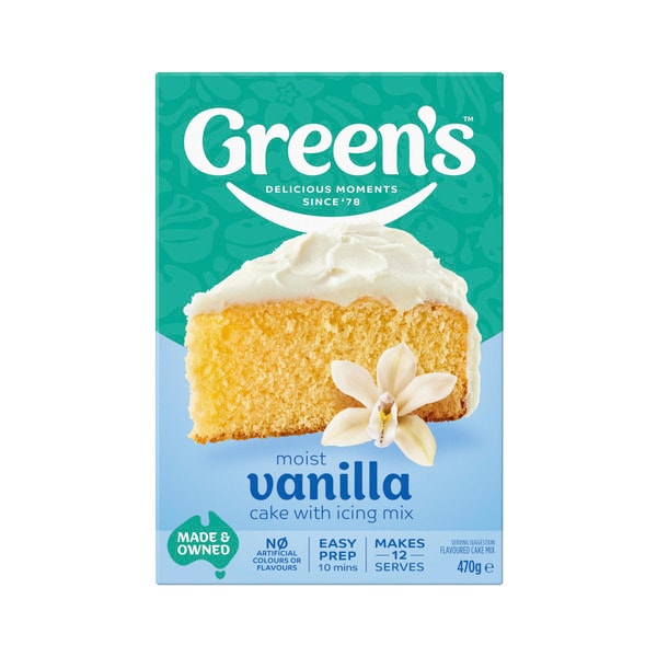Greens Traditional Vanilla Cake Mix | 470g