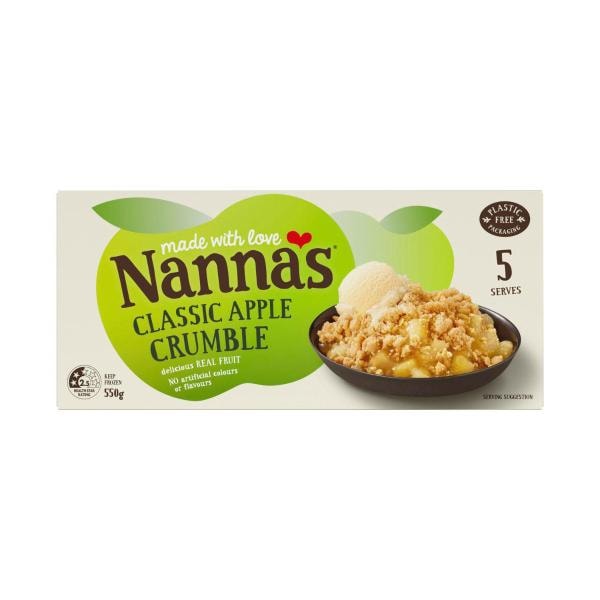 Nanna's Frozen Apple Crumble | 550g