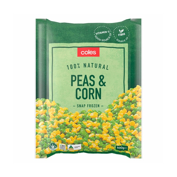 Coles Snap Frozen Peas & Corn | 500g