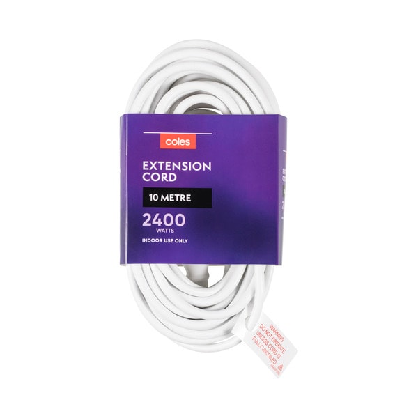 Coles Extension Lead 10m | 1 pack