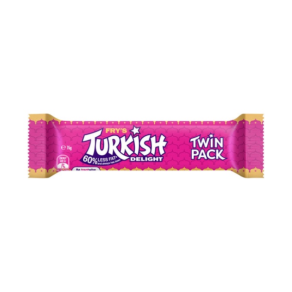 Cadbury Fry's Turkish Delight Chocolate Bars Twin Pack | 2 pack