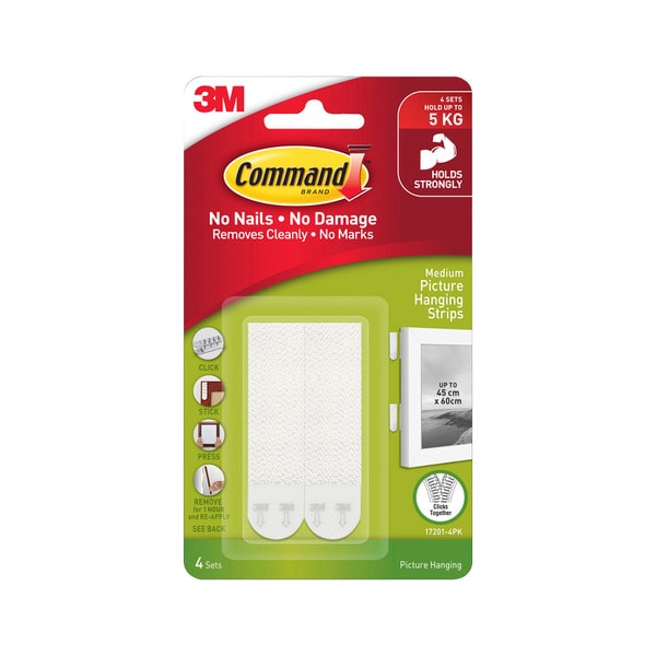 3M Command Picture Hanging Strips | 4 pack