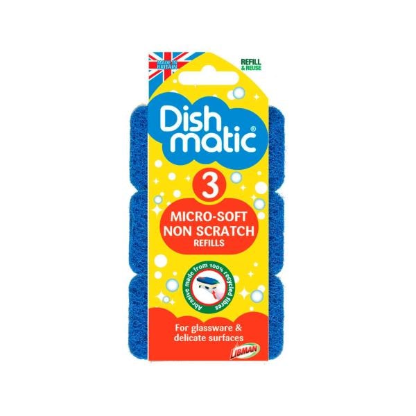 Dishmatic Micro Soft Refill | 3 pack