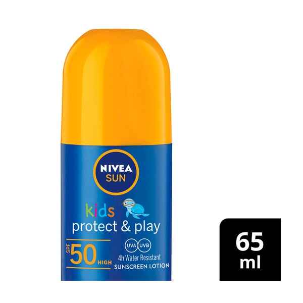 Nivea Sun SPF 50+ Kids Caring Roll On Sunscreen Lotion | 65mL
