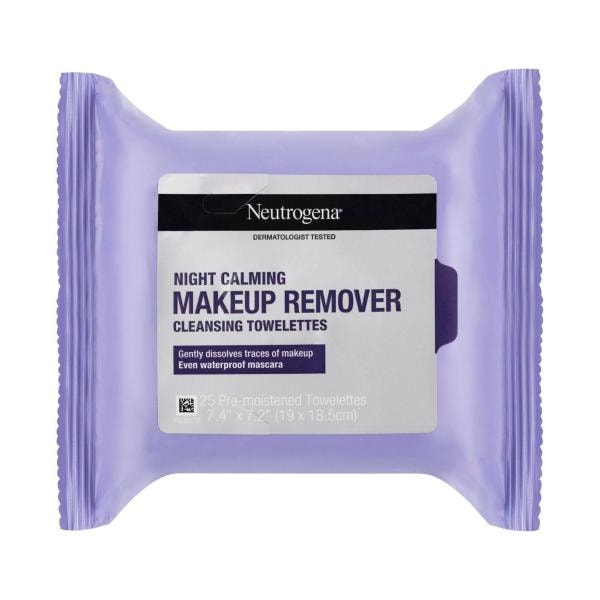 Neutrogena Night Calm Make Up Remover Wipes | 25 pack