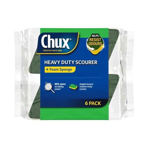 Chux Heavy Duty Scourer Scrub | 6 pack