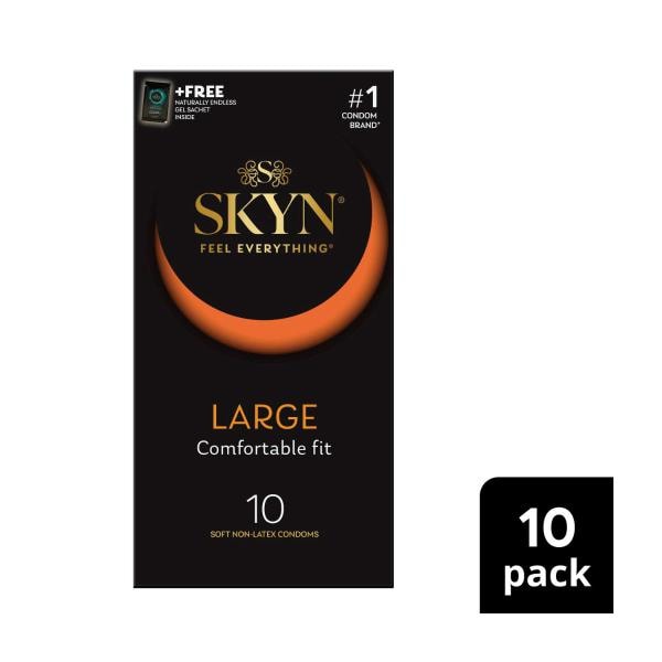 LifeStyles Skyn Large Comfortable Fit Condoms | 10 Pack