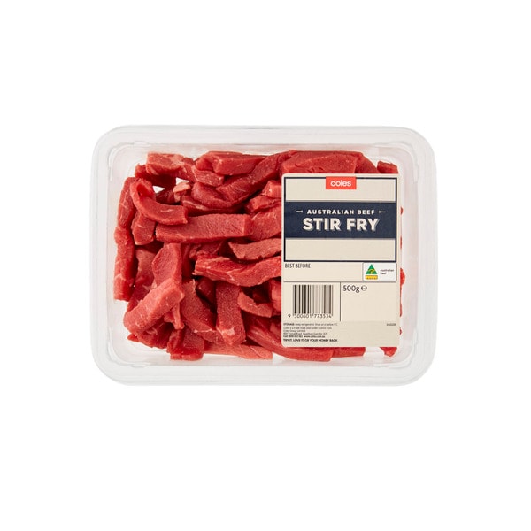 Coles Beef Stir Fry Strips | 500g