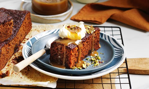 Sticky date and carrot pudding