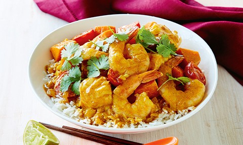 Easy seafood curry