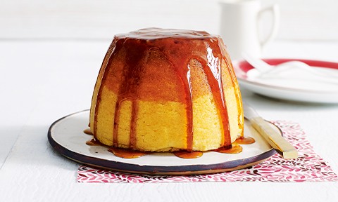 Golden syrup pudding