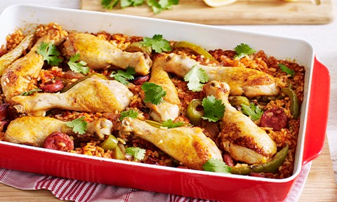 One-pan Spanish chicken and rice