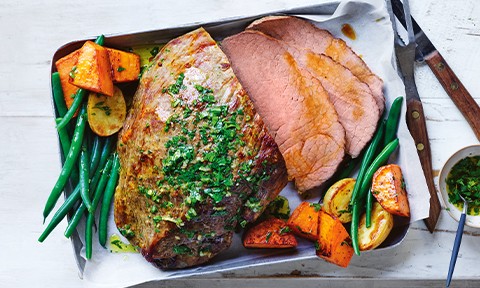 Traditional Roast Beef with Veg