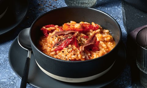 Michael Weldon’s tomato rice with anchovies