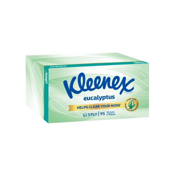 Kleenex Kleenex Wellbeing Facial Tissues Eucalyptus | 95 Pack