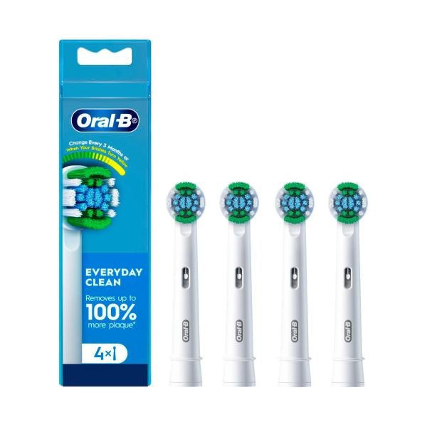Oral B Everyday Clean Refill Brush Heads | 4 Pack