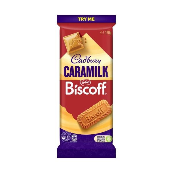 Cadbury Cadbury Dairy Milk Caramilk Biscoff Block Chocolate | 170g