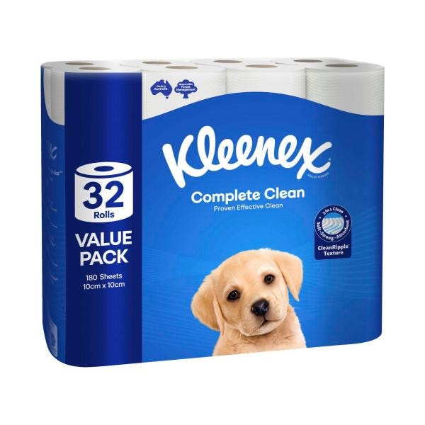 Kleenex Kleenex Complete Clean Toilet Paper | 32 Pack