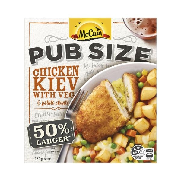 McCain McCain Pub Size Chicken Kiev | 480g
