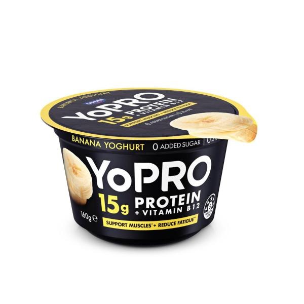 Yopro YoPro High Protein Yoghurt No Added Sugar Banana | 160g