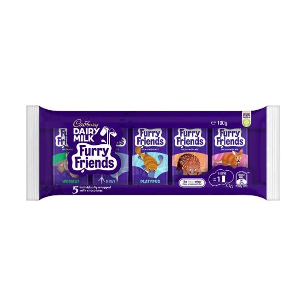 Cadbury Cadbury Dairy Milk Furry Friends Chocolate Multipack | 100g