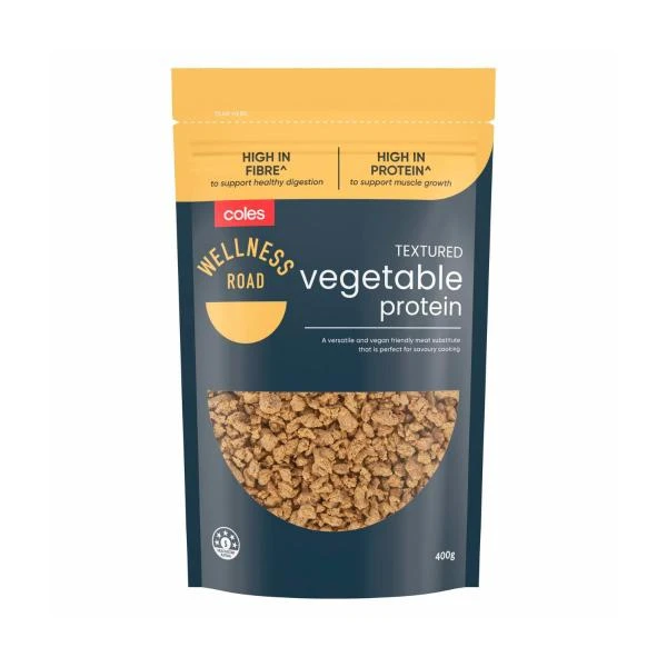 Coles Wellness Road Textured Vegetable Protein
