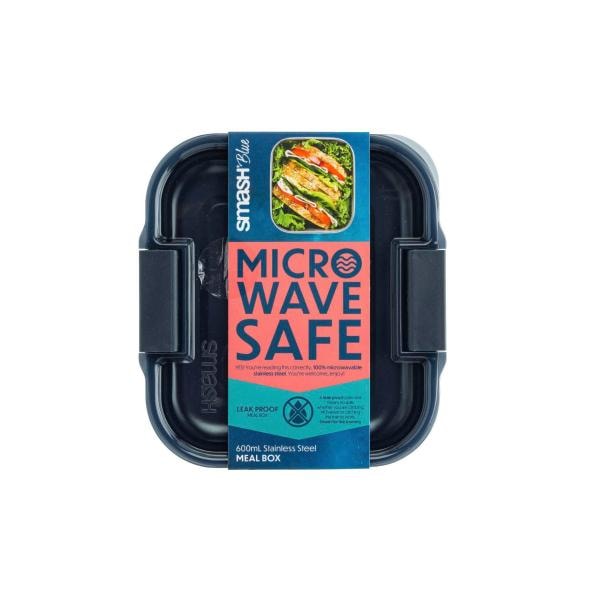 Smash Blue Stainless Steel Meal Box 600ml | 1 each