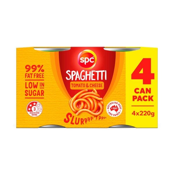 SPC SPC Canned With Cheese 4 Pack | 880g