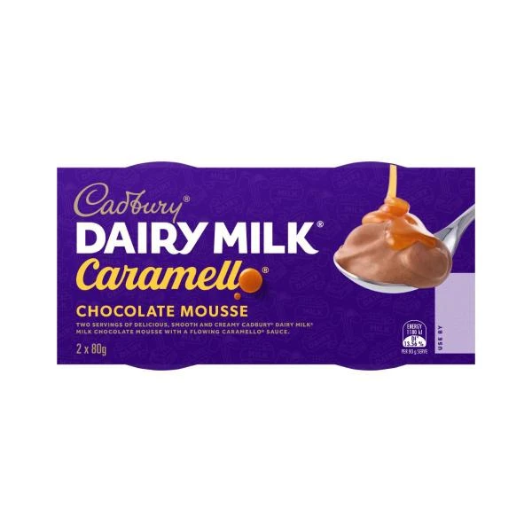 Cadbury Cadbury Dairy Milk Caramello Chocolate Mousse 2x80g | 160g
