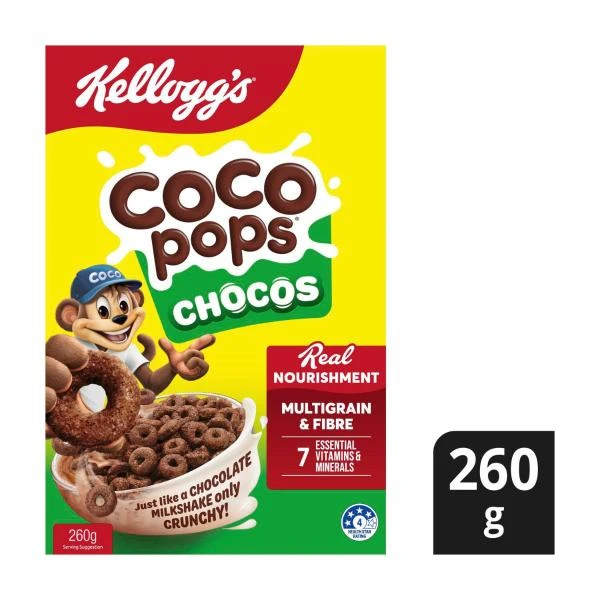 Kellogg's Kellogg's Coco Pops Chocos Multigrain Breakfast Cereal | 260g