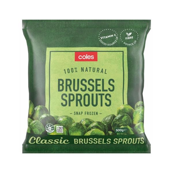 Coles Coles Frozen Brussel Sprouts | 500g