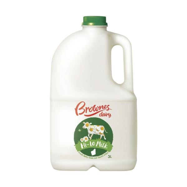 Brownes Brownes Dairy Hi-lo Reduced Fat Milk | 3L