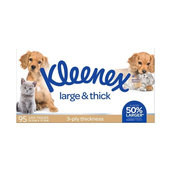 Kleenex Kleenex 3 Ply Large N Thick Tissues Facial | 95 Pack