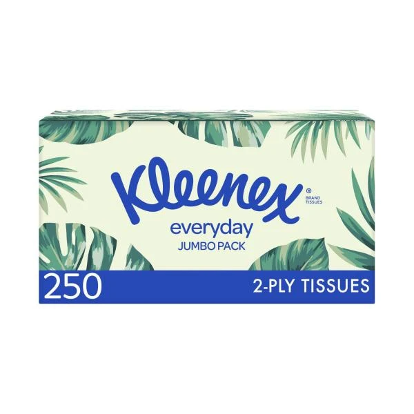 Kleenex Kleenex 2 Ply Jumbo Facial Tissues White | 250 pack