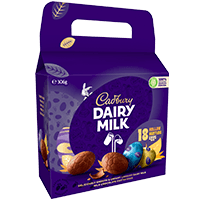 Cadbury Dairy Milk Chocolate 18-Piece Hunting Easter Carry Pack | 306g