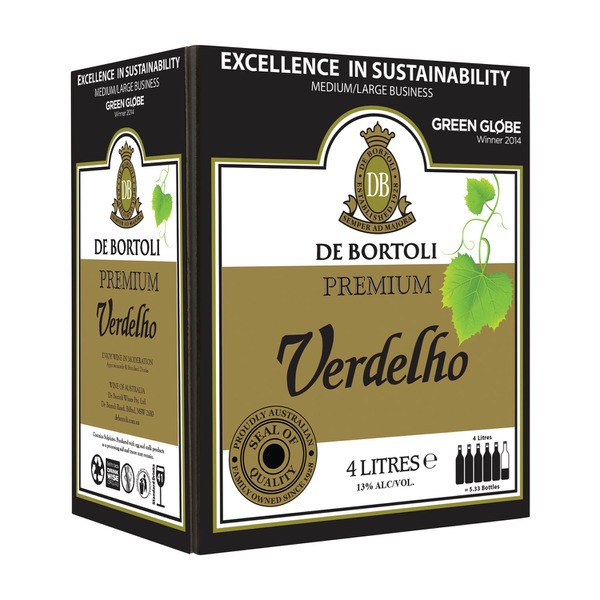 De Bortoli Premium Verdelho Cask 4Litre | 1 Each
