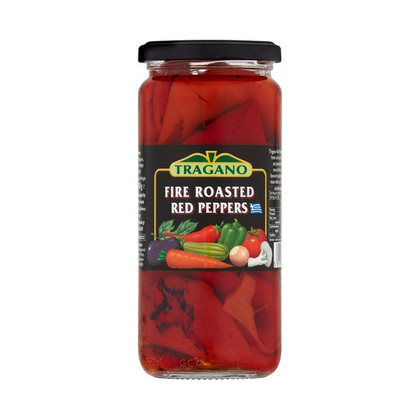 Tragano Fire Roasted Red Peppers | 480g