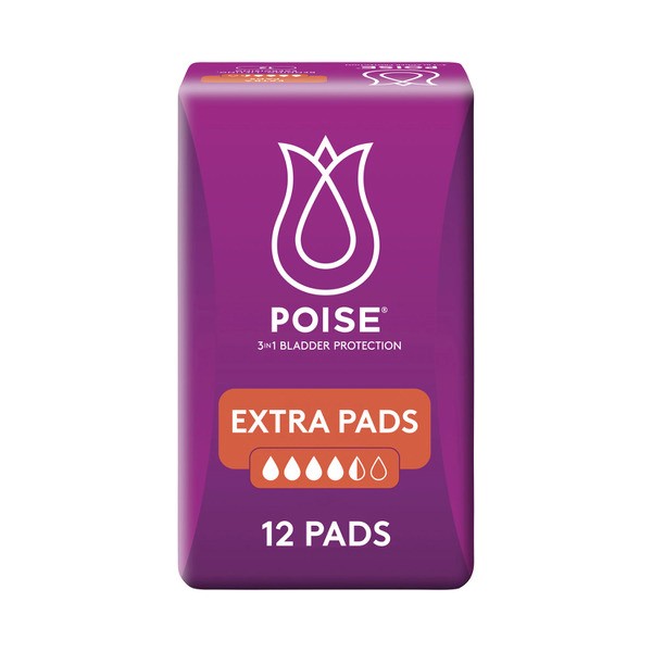 Poise Pads For Bladder Leaks Extra | 12 pack