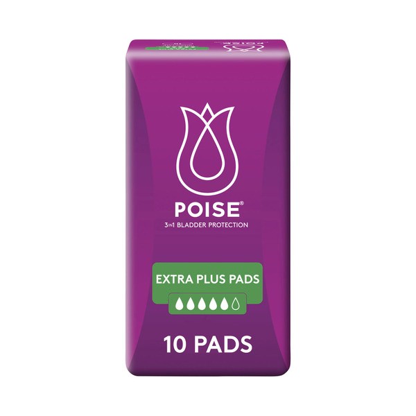 Poise Pads For Bladder Leaks Extra Plus | 10 pack