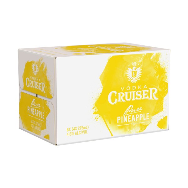 Vodka Cruiser Pure Pineapple 275mL | 24 Pack