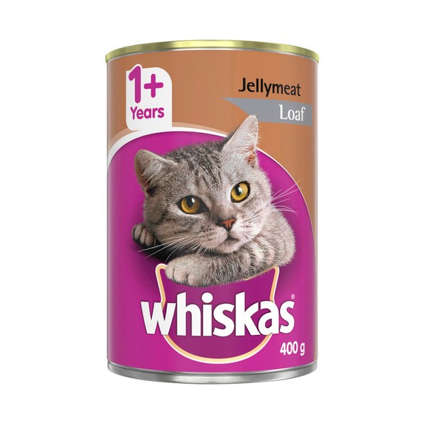 Whiskas 1+ Years Jellymeat Loaf Wet Cat Food Can | 400g