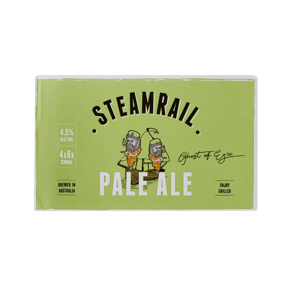 Steamrail Pale Ale Bottle 330mL | 24 Pack