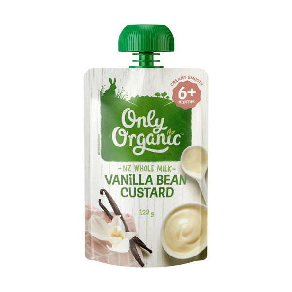 Only Organic Vanilla Bean Custard 6+ Months | 120g