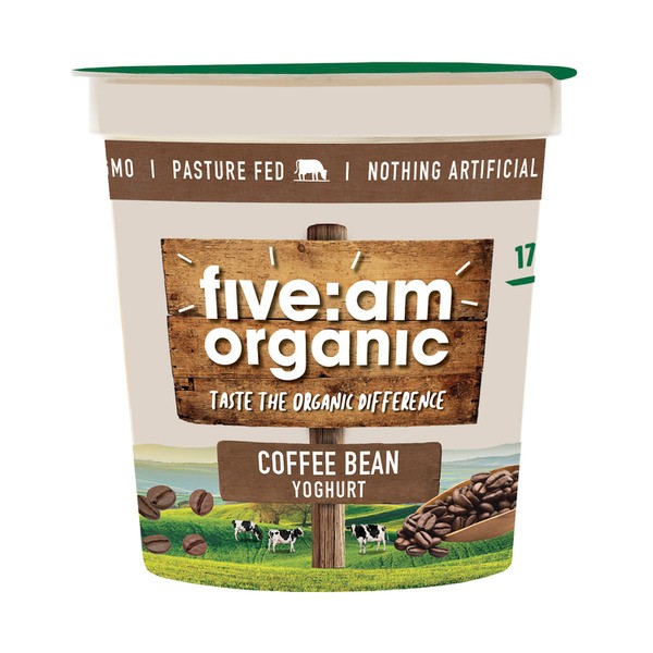 Five:AM Organic Coffee Bean Yoghurt | 170g