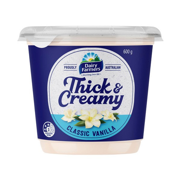 Dairy Farmers Thick & Creamy Yoghurt Vanilla | 600g